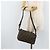 Sac à bandoulière en toile Zucca FENDI marron noir Auth LNZ068 - vue 23