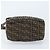 Sac à bandoulière en toile Zucca FENDI marron noir Auth LNZ068 - vue 5