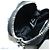 Custodia per telefono PRADA in nylon nero argento autentica 172423M - vista 10