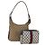 GUCCI GG Supreme GG Canvas Handtasche PVC Canvas 2 Set Navy Beige Auth fm5165 Marineblau