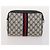 GUCCI GG Supreme GG Canvas Handtasche PVC Canvas 2 Set Navy Beige Auth fm5165 Marineblau - Ansicht 11