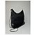 Vintage Gucci Baumwoll-Leder Tasche Schwarz - Ansicht 6