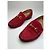 Mocassino in Camoscio Gucci Vintage con Bit Rosso 36,5 - vista 2