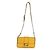 Borsa Baguette Selleria in Cuoio Romano Giallo di Fendi - vista 5