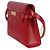 Borsa a tracolla Manhattan Medium in pelle di vitello rossa Saint Laurent - vista 3