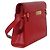 Borsa a tracolla Manhattan Medium in pelle di vitello rossa Saint Laurent - vista 4