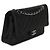 Timeless Chanel Black Quilted Lambskin Medium Classic Double Flap Bag - view 4