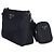 Borsa a Spalla Prada in Re-Nylon Blu e Rifiniture in Pelle Saffiano - vista 3