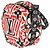 Borsa Boite Chapeau Souple PM Louis Vuitton Cream Red Giant LV Crafty Rosso Multicolore - vista 3