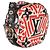 Borsa Boite Chapeau Souple PM Louis Vuitton Cream Red Giant LV Crafty Rosso Multicolore - vista 4