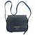 Borsa in pelle nera grigia Burberry Nero