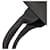 Borsa Prada Triangle Logo Plate Canapa M Nero - vista 8