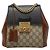 Gucci GG Supreme Padlock Rucksack Mehrfarben Beige