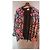 Autre Marque Blumenmuster Jacke Schwarz Pink Rot Mehrfarben Grün - Ansicht 2