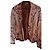 Autre Marque Blazer para mujer Rinascimento con estampado de paisley y encaje Castaño Multicolor