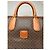 Céline Vintage Celine Paris Triomphe Monogramm Leder Reisetasche Braun - Ansicht 6