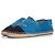 Chanel, espadrillas in tela blu