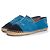 Chanel, espadrillas in tela blu - vista 2