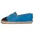 Chanel, espadrillas in tela blu - vista 3