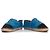 Chanel, espadrillas in tela blu - vista 4