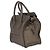 Céline Celine Souris Mini Luggage Tote in pelle di vitello drummed Marrone - vista 3