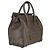 Céline Celine Souris Mini Luggage Tote in pelle di vitello drummed Marrone - vista 4