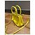 Mini borsa in pelle Saffiano Prada Giallo - vista 12