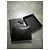 Pochete de couro preto Saint Laurent com emblema YSL - vista 2