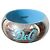 Bracciale alto rigido DOLCE & GABBANA argento e turchese con logo