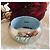 Bracciale alto rigido DOLCE & GABBANA argento e turchese con logo - vista 6