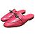 Zapatillas de cuero rosa Oz de Hermès