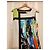 Vestido de Estampado Abstracto Joseph Ribkoff Negro Azul Multicolor Verde Naranja - vista 2