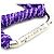 Charm LV Musketone Louis Vuitton Porpora Cachi - vista 8