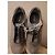 Sneakers Argento Geox con Strass Grigio - vista 4