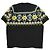 Autre Marque kolor 24SCM-N02302 Stricktop aus Baumwolle und Nylon Schwarz - Ansicht 2