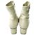 Autre Marque ADAM ET ROPE Bottes Courtes Élastiques en Cuir Synthétique Blanc Blanc cassé - vue 4