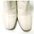 Autre Marque ADAM ET ROPE Bottes Courtes Élastiques en Cuir Synthétique Blanc Blanc cassé - vue 5