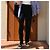 Autre Marque Pantalones Marineros H BEAUTY&YOUTH Negro - vista 3