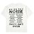 Autre Marque Camiseta de algodón Danke Schon 16OE S/S TEE NOISE Edición Limitada Blanco