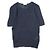 Autre Marque Steven Alan DROP STITCH PULLOVER STRICKWARE aus Baumwolle Blau