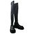 Botas altas Bottega Veneta de piel negra Negro