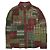 Ralph Lauren RRL Patchwork Arbeitshemd Pullover aus Wolle und Kaschmir Rot