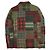 Ralph Lauren RRL Patchwork Arbeitshemd Pullover aus Wolle und Kaschmir Rot - Ansicht 2
