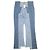 Autre Marque Pantalones de denim FLARE Danke Schon reDNM+1 Azul - vista 2
