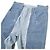 Autre Marque Pantalones de denim FLARE Danke Schon reDNM+1 Azul - vista 4