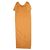 Autre Marque PERVERZE Lange Kleid aus Polyester Orange - Ansicht 2