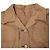 Autre Marque Chaqueta de Lino Big Pocket ODORANTES Castaño - vista 4