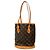 Borsa Tote Bucket PM Monogram Louis Vuitton Marrone