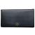 Timeless Cartera larga de cuero negro Chanel