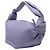 Knot Bolsa mini de couro de bezerro roxa com nó duplo Bottega Veneta Roxo - vista 2